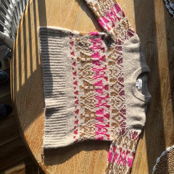 Velvet by Graham and Spencer alpaca wool sweater-size extra small-mutilcolored - Picture 4 of 4